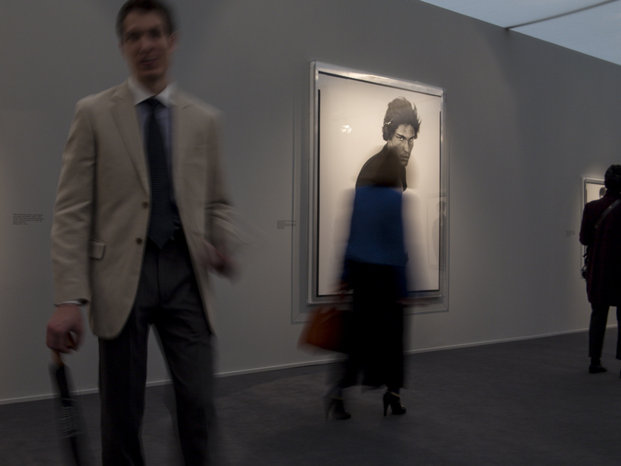 pic by Simon Butcher of people at Frieze Masters