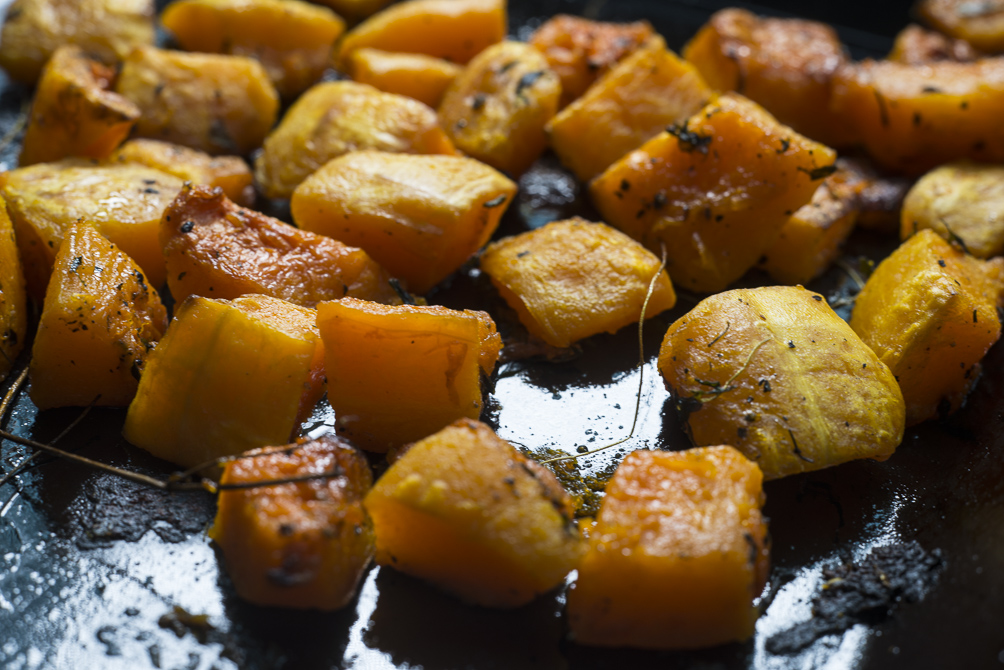 Roasted butternut squash